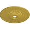 Ekena Millwork Galveston Ceiling Medallion (Fits Canopies up to 4 3/4"), 36 5/8"OD x 3 5/8"ID x 2 3/8"P, Rich Gold CM36GLRGS - alternate 2